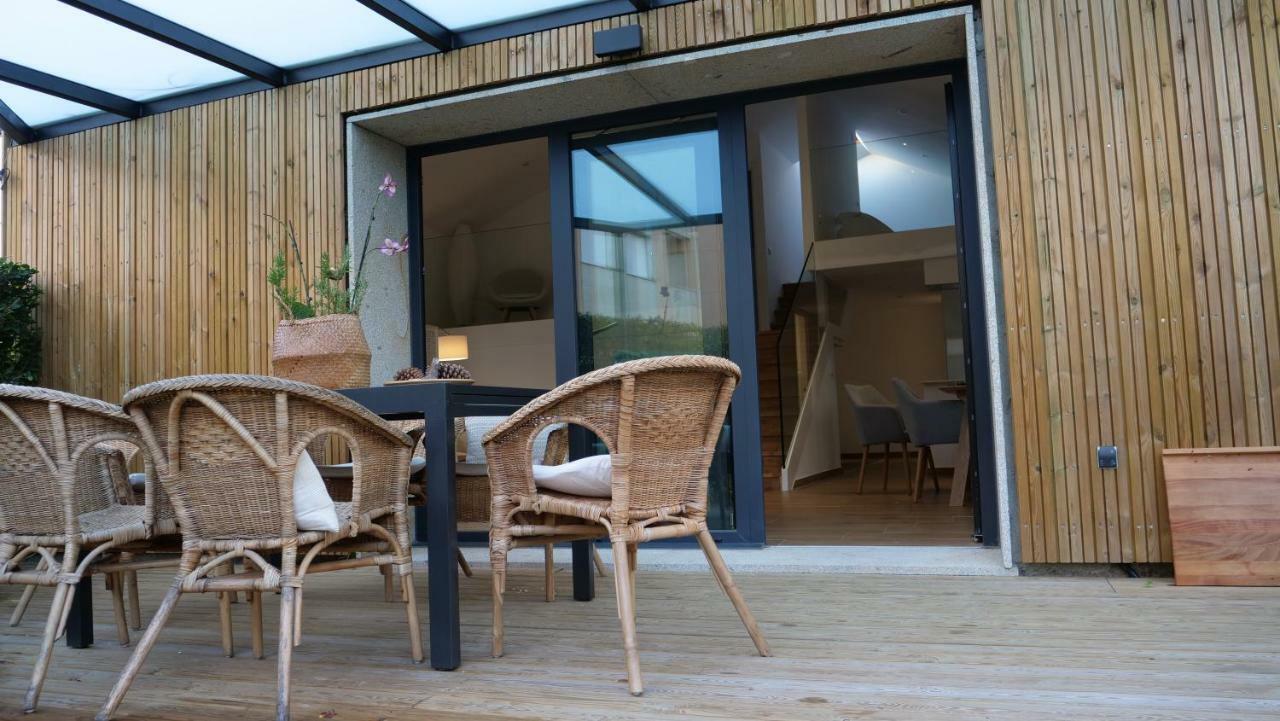 Villa Casinas Marineiras Portosín Esterno foto